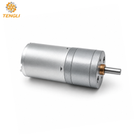GM25-370 25mm 12V 24V DC Gear Motor 5-1000RPM Gearbox Logam dengan Poros Kustom - Harga Langsung dari Pabrik