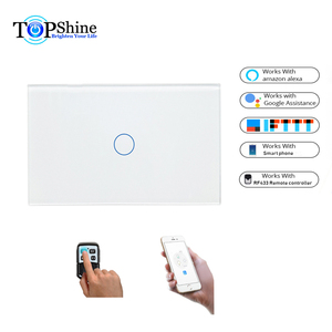 Chúng tôi AU tiêu chuẩn tuya và cuộc sống thông minh app điều khiển từ xa 1 2 3 4 gang Wifi RF433 cảm ứng chuyển đổi cho nhà thông minh - Product Image 3