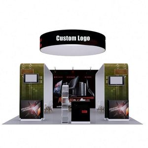 Customized Logo Dye Sublimation Aluminum Frame Lightweight Tent Banner Exhibition Booth <b>Stand</b> Event Advertising Trade Show - Product Image 1