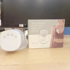 2024 BPA Free Rechargeable Wireless Wearable Electric Breast Pump LED Silent 3 Models Milk Portable Hand Free Breast Pump 180ml