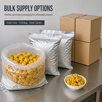 Direct import van gedroogde passievruchtblokjes in bulk, groothandel, OEM fabrieksdirect export, klaar voor de winkel.