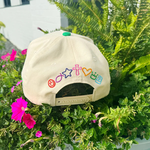 Casquette Snapback Brodé(e) Personnalisé(e) Unisexe en Coton à 5 Panneaux avec Fermeture Arrière Réglable, Chapeau Décontracté Printemps-Été avec Symboles Colorés - Product Image 6