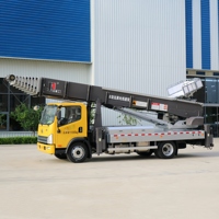 JIUHE Plateforme élévatrice aérienne 55m pour opérations en altitude, camion élévateur à échelle, camion élévateur de meubles à vendre