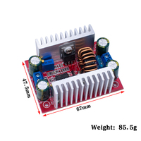 Module convertisseur élévateur DC-DC 400W 15A, alimentation à courant constant, pilote LED, chargeur de tension 8.5-50V vers 10-60V