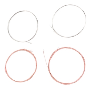 Set di corde per mandolino da 8 pezzi, assortimento di parti di ricambio in acciaio inossidabile, accessori per musicisti - Product Image 1