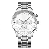 Montre Chronographe de Luxe pour Homme à Quartz, Boîtier en Alliage, Acier Inoxydable 20mm, Aiguille Design Pièce de Monnaie, Multifonction, Style Antique et Dessin Animé