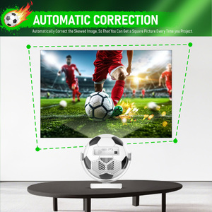 Topleo Mini Screen <b>Projector</b> Retro Football Video <b>Led</b> Android 4k Wifi <b>Projectors</b> HY300F Small Form Factor Pocketable Design for - Product Image 5