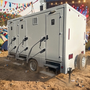 Nouvelle toilette mobile extérieure personnalisée, remorque de camping, toilette de luxe portable, salle de bain et douche à vendre - Product Image 1