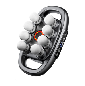 Pistola de masaje de tejido profundo de 8 cabezales eléctrica de mano más vendida, 10 modos de relajación, masajeador de recuperación, pistola de fascia corporal - Product Image 1