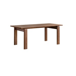 Whale Island Solid Wood <b>Dining</b> <b>Table</b> Rectangle Black Walnut Stable Framework Structure <b>Dining</b> Room Furniture - Product Image 5