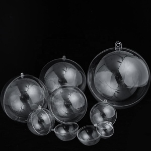 Boules en plastique transparent et ajouré, taille personnalisée, 100 pièces - Product Image 2