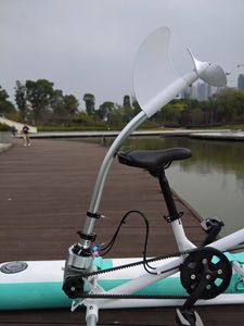 Vélo aquatique commercial QIQU à pédales pour enfants, vitesse sécurisée <span class=keywords><strong>de</strong></span> 5 km/h, vélo flottant gonflable pour le camp d'été - Product Image 5