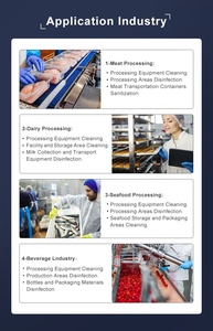 Nettoyeur à <span class=keywords><strong>vapeur</strong></span> de mousse d'hygiène extérieure d'équipement industriel portatif de nettoyage avec le long tuyau - Product Image 3