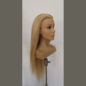 Tête de mannequin <span class=keywords><strong>professionnelle</strong></span> pour la coiffure, tête d'entraînement pour salon, tête de mannequin avec <span class=keywords><strong>cheveux</strong></span> - Product Image 3