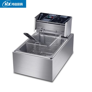 หม้อทอดไฟฟ้า 6 ลิตร เครื่องทอดมันฝรั่งทอด อุปกรณ์ครัวขนาดเล็กสำหรับคุณแม่ เครื่องทอดแบบโมเดิร์น อุปกรณ์ครัวสำหรับทอดแบบแรงดันเชิงพาณิชย์ - Product Image 1