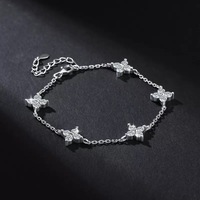 Bracelet en argent sterling 925 de haute qualité, style européen et américain, brillant, unisexe, chaîne simple, fait à la main, tendance, cadeau, bijoux à la mode