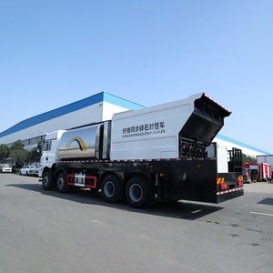 Camion de finition routière Shacman 8m³ pour asphalte et 12m³ pour gravier, avec système de pulvérisation de bitume synchrone - Product Image 6