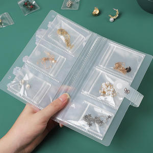Wholesale Fashion Luxury Multi Size Travel Portable Transparent Plastic PVC Jewelry Storage Organizer Book