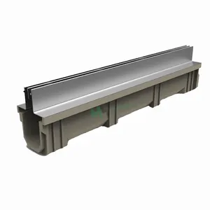 High Quality Polymer Composite Ditch Line And Stainless Steel Drain Grate Cover