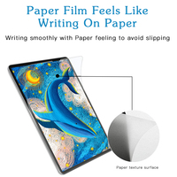 LFD715 Film kertas tablet, pelindung layar tekstur kertas kaca Tempered untuk IPad 12.9 inci Air Pro matte