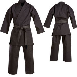 Combinaisons de karaté en tissu coton polyester de qualité supérieure, durables et respirantes, prix d'usine, vente en gros, ensembles d'uniformes de karaté unisexes - Product Image 1