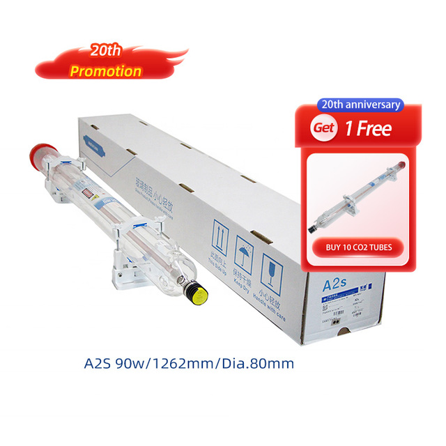 Factory Direct Sale Accessories Yongli Laser Tubo Co2 Laser De 90W 100W CO2 Laser Tube with Competitive Price