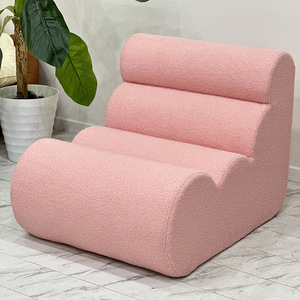 Lot de canapés modernes en tissu pour salon - Canapé modulaire sans cadre à une place avec option lit, en mousse compressée, emballé en boîte - Product Image 6