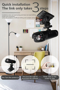 <span class=keywords><strong>Camera</strong></span> giám sát mini không dây góc rộng tích hợp âm thanh hai chiều WiFi 1080P 2MP cảm biến CMOS H.265 năm 2026 - Product Image 4