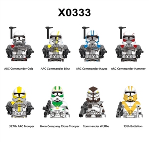 Mini <span class=keywords><strong>Star</strong></span> Science Fiction Desert XH1629 1630 X0323 X0333 Figuras de Bloques de Construcción, Ladrillos de Juguete de la Guerra de las Galaxias - Product Image 3