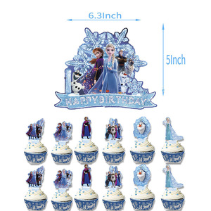 Set latar belakang balon lateks <span class=keywords><strong>Elsa</strong></span> & Anna dekorasi pesta ulang tahun putri es Frozen baru untuk perlengkapan pesta - Product Image 3