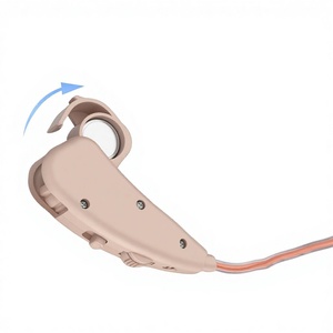 Mini-aide auditive BTE avec son clair et réduction du bruit, design écologique, classe II pour seniors souffrant de perte auditive légère à modérée - Product Image 1