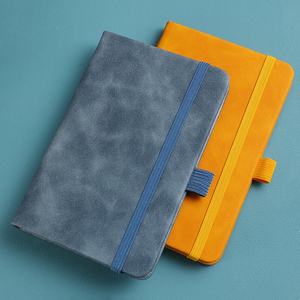 Cuadernos de PU para uso escolar, al por mayor, precio de fábrica, duraderos, tamaño A6, con cubierta suave y banda elástica. - Product Image 1