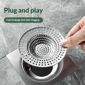 Filtre de drain de sol OEM au design moderne et épuré, anti-blocage de cheveux, pour couvercle d'évier de salle de bain et de cuisine - Product Image 3