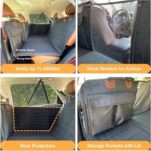 New Custom Pet Travel Waterproof <strong>Dog</strong> <strong>Car</strong> <strong>Seat</strong> <strong>Cover</strong> Solid Cotton Hard Bottom Mesh Window Non-Slip Back <strong>Seat</strong> <strong>Cover</strong> <strong>for</strong> Cats - Product Image 3