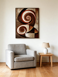 Quadro Originale all'Ingrosso, Dipinto a Olio Minimalista Astratto Fatto a Mano con Blocchi di Colore Vintage, Arte da Parete su Tela su Misura per Soggiorno - Product Image 2