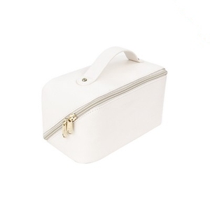 Stylish Convenient Eco-Friendly Sonfic PU for Toiletry <b>Bag</b> <b>Large</b> Capacity Water Resistant Portable Zipper Closure Logo - Product Image 4