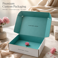 Boîte d'expédition en carton durable personnalisée pour commandes en gros avec logo et structure pliable pour les marques de vêtements