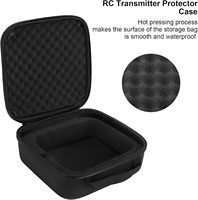 Sac de rangement rigide en EVA durable pour les passionnés de drones et les amateurs de modèles réduits d'avions, étui de transport noir antichoc et protecteur, fabriqué en usine
