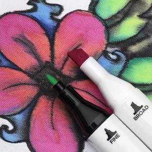 <b>Fabric</b> Markers <b>Pens</b> Permanent 36 Color Dual Tip Rich Pigment Fine Graffiti <b>Fabric</b> <b>Paint</b> - Product Image 4