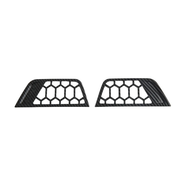Front upper exhaust outlet