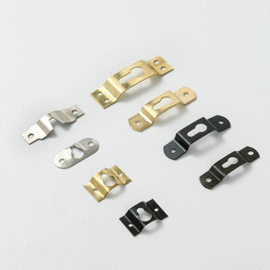Bridge-Shaped Metal Hangers Brass Black Gold Nickel White Wall Mounted <b>Picture</b> <b>Frame</b> Hanging Hardware Rectangle Shape - Product Image 1