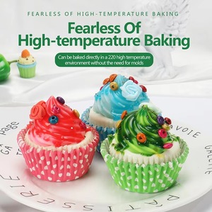 100PCS Standard Polka Dots Assorted Paper Cupcake Liners Non Stick Disposable Cupcake Wrappers For Muffin Baking Home Bakery - Product Image 4