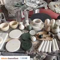 Plateau en marbre Calacatta Viola moderne poli étanche pour bougie bijoux Snack plaque hôtel fête Table affichage décoration de la maison
