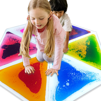 Tapis sensoriel pour enfants, équipement éducatif préscolaire, tapis de sol liquide, jouet