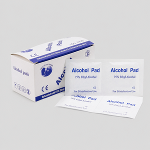 Tampons de préparation à l'<span class=keywords><strong>alcool</strong></span> éthylique 75% bon marché, en vrac, emballés individuellement, non tissés, stériles, 3x6cm - Product Image 1