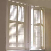 Porte pliante intérieure en bois massif à 4 panneaux avec persiennes réglables pour placard ou séparateur de pièce