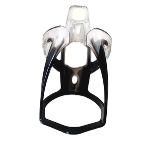 Porte-bidon de vélo pour vélo de route et VTT, accessoires de cyclisme, en PC, dégradé cristal noir/rouge, design nid d'abeille - Product Image 5