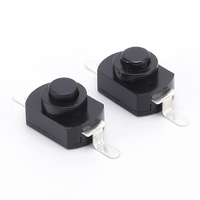 Interruptor de botón pulsador con enclavamiento SMD 12x8 de 2 pines, encendido/apagado, 24V 1A, 20000 ciclos para linterna/torcha