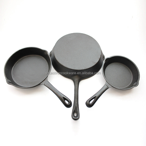 Utensilios de cocina seguros para horno, juego de sartenes antiadherentes para interiores y exteriores, 6, 8 y 10 pulgadas - Product Image 6