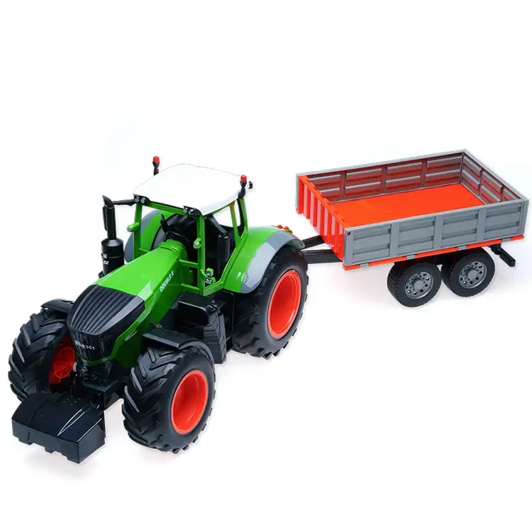 बच्चों रिमोट कंट्रोल खिलौने आर सी खेत ढोने वाला ट्रेलर DES053 ट्रक बिक्री के लिए